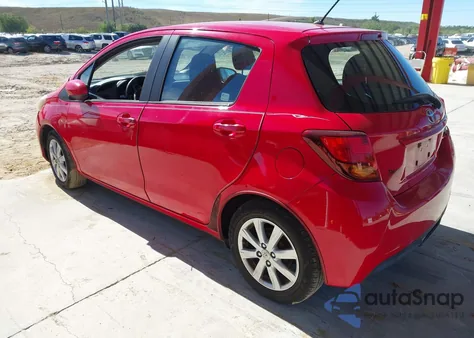 2015 Toyota Yaris Le из США, поврежденный, VIN VNKKTUD31FA022742